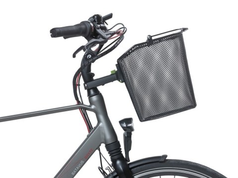 Kosz na kierownicę BASIL BREMEN KF + Basil Ahead-Stemholder KF stalowy czarny (WYPRZEDAŻ -50%)