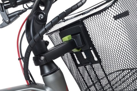 Kosz na kierownicę BASIL BREMEN KF + Basil Ahead-Stemholder KF stalowy czarny (WYPRZEDAŻ -50%)