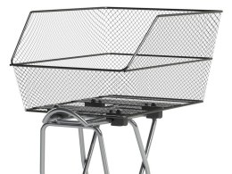 Kosz na tylny bagażnik BASIL CENTO S WSL, WSL System, stalowy czarny (NEW)