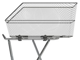 Kosz na tylny bagażnik BASIL CENTO S WSL, WSL System, stalowy czarny (NEW)