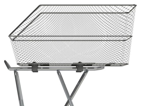 Kosz na tylny bagażnik BASIL CENTO S WSL, WSL System, stalowy czarny (NEW)