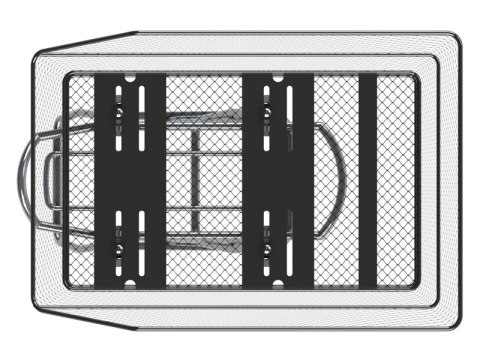 Kosz na tylny bagażnik BASIL CENTO S WSL, WSL System, stalowy czarny (NEW)