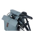 Sakwa podwójna BASIL CITY DOUBLE PANNIER BAG 28-32L, Universal Bridge System, graphite blue (NEW)