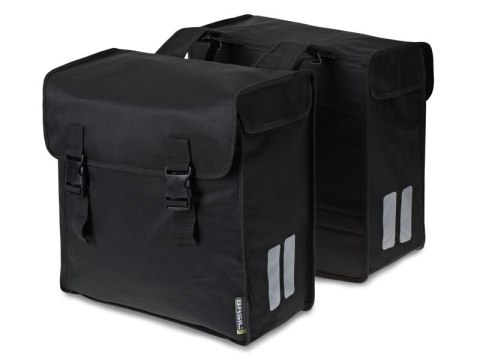 Sakwa podwójna BASIL MARA 3XL 52L, mocowanie na paski, wodoodporna czarna (NEW)