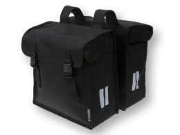 Sakwa podwójna BASIL MARA XXL 47L, mocowanie na paski, wodoodporna czarna (NEW)