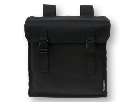 Sakwa podwójna BASIL MARA XXL 47L, mocowanie na paski, wodoodporna czarna (NEW)