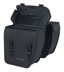 Sakwa podwójna BASIL TOUR DOUBLE PANNIER BAG 28L, Universal Bridge System, wodoodporna black (WYPRZEDAŻ -50%)