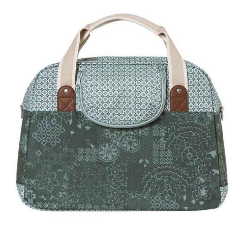 Sakwa miejska pojedyncza BASIL BOHEME CARRY ALL BAG 18L Hook On Systemi, wodoodporna forest green (DWZ)