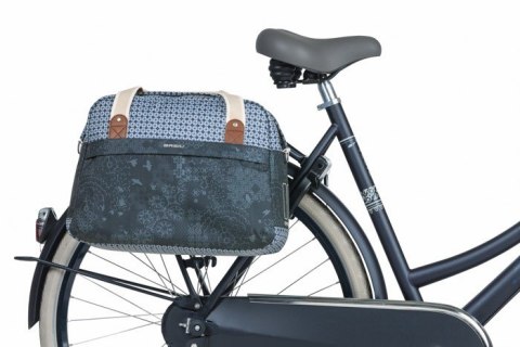 Sakwa miejska pojedyncza BASIL BOHEME CARRY ALL BAG 18L Hook On Systemi, wodoodporna indigo blue (NEW)