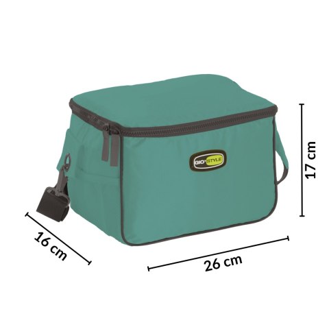 Torba lunchowa Kamai Gio Style na ramię, pastelowa zieleń, pojemność 7L