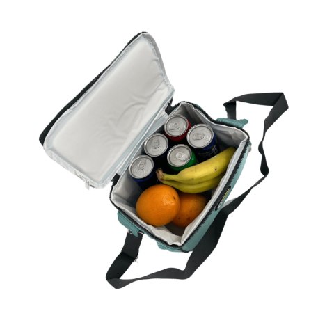 Torba lunchowa Kamai Gio Style na ramię, pastelowa zieleń, pojemność 7L