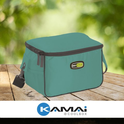 Torba lunchowa Kamai Gio Style na ramię, pastelowa zieleń, pojemność 7L