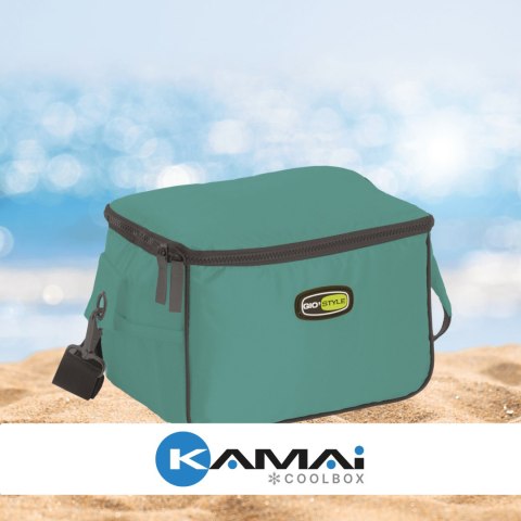 Torba lunchowa Kamai Gio Style na ramię, pastelowa zieleń, pojemność 7L