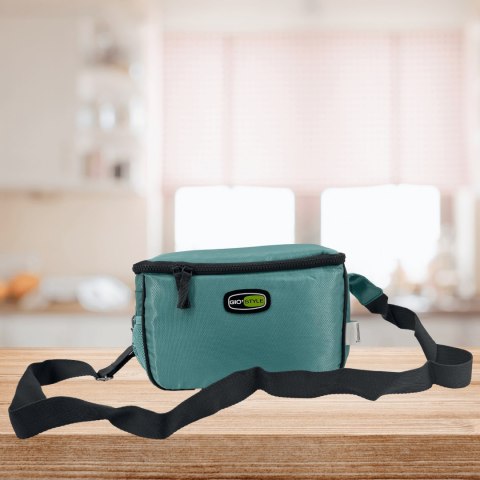 Torba lunchowa Kamai Gio Style na ramię, pastelowa zieleń, pojemność 7L