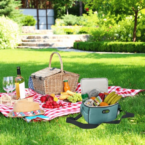 Torba lunchowa Kamai Gio Style na ramię, pastelowa zieleń, pojemność 7L