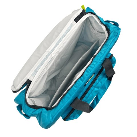 Torba termiczna Kamai Gio Style na ramię, błękitna, z kieszeniami i rączką do noszenia, pojemność 33L