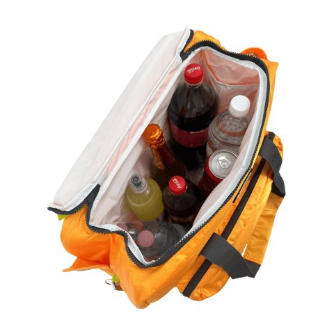 Torba termiczna Kamai Gio Style na ramię, pomarańczowa, z kieszeniami i rączką do noszenia, pojemność 33L