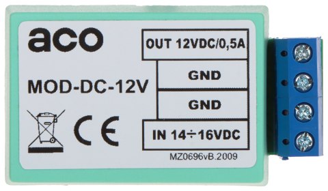 PRZETWORNICA ZASILANIA MOD-DC-12V ACO