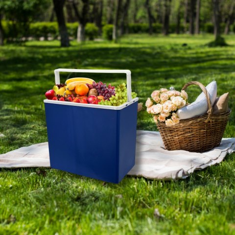 Lodówka samochodowa elektryczna 30L KAMAI ICEGO, zasilanie 12-230V, szara