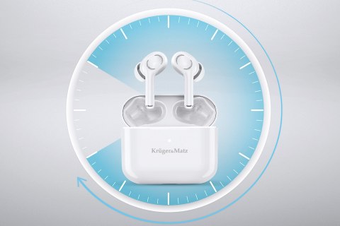 Bezprzewodowe słuchawki dokanałowe Dual Driver TWS Kruger&Matz M4 PRO