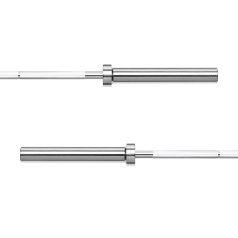 Gryf olimpijski prosty 50 mm z łożyskami, sztanga olimpijska z łożyskami 180cm 15kg REBEL ACTIVE