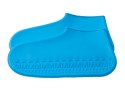 Gumowe wodoodporne ochraniacze na buty rozmiar "35-39" - niebieskie
