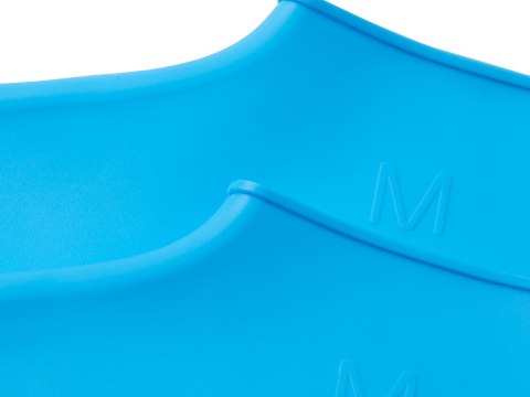 Gumowe wodoodporne ochraniacze na buty rozmiar "35-39" - niebieskie