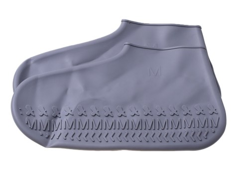 Gumowe wodoodporne ochraniacze na buty rozmiar "35-39" - szare