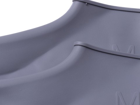 Gumowe wodoodporne ochraniacze na buty rozmiar "35-39" - szare