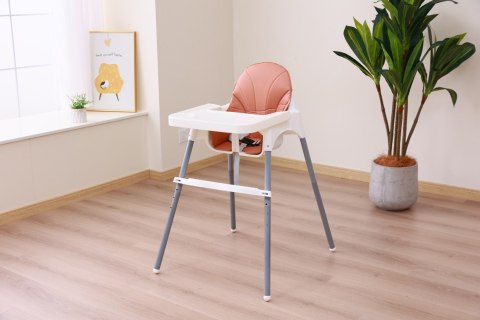 Krzesełko do karmienia regulowane - białe