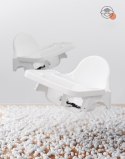 Krzesełko do karmienia regulowane - białe