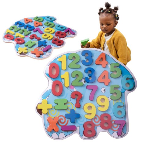 Układanka/ puzzle dla najmłodszych "Cyferki"