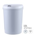 Automatyczny kosz na śmieci z inteligentnym czujnikiem 12l- szary/akumulator