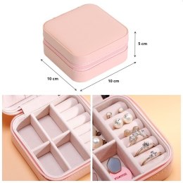 Szkatułka, kuferek LELANI na biżuterię, organizer Premium - czarna