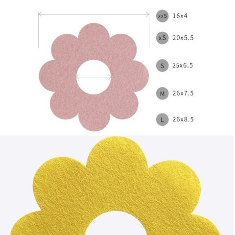 Miękki kołnierz pozabiegowy dla kota, psa, królika - biały, rozm. L