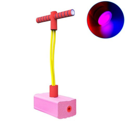 Skoczek Pogo piankowy drązek do skakania do zabawy dla dzieci - różowy