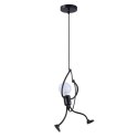 Lampa sufitowa Loft - czarna, ludzik Humanoid LED typ. I