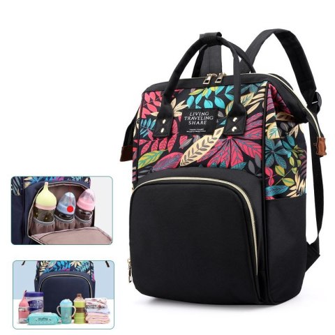 Plecak / torba dla mamy Oxford- czarna