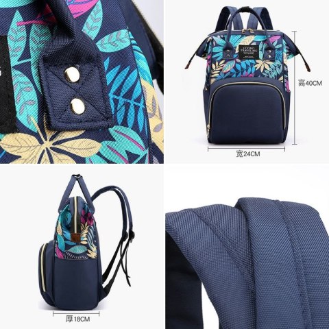 Plecak / torba dla mamy Oxford- czarna