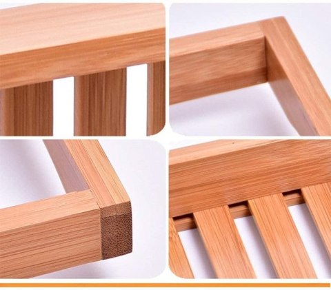 Bambusowa półka łazienkowa na wannę nakładka kąpielowa SPA taca stolik