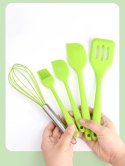Zestaw przyborów kuchennych 5 elementów — zielony