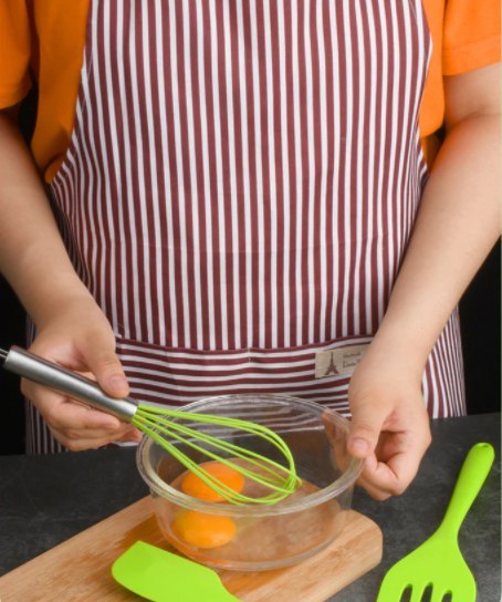 Zestaw przyborów kuchennych 5 elementów — zielony