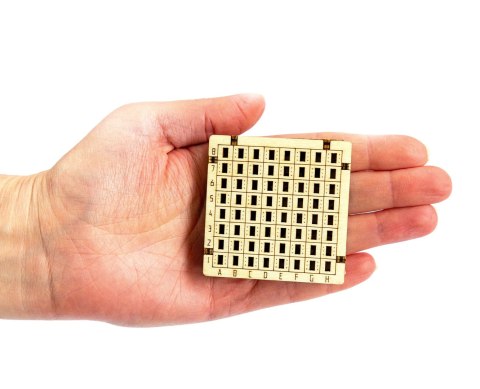 Drewniane Puzzle 3D - Gra Warcaby z Drewna