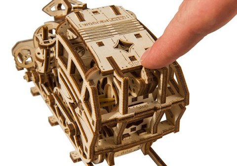 Drewniane Puzzle 3D - Lokomotywa Dream Express