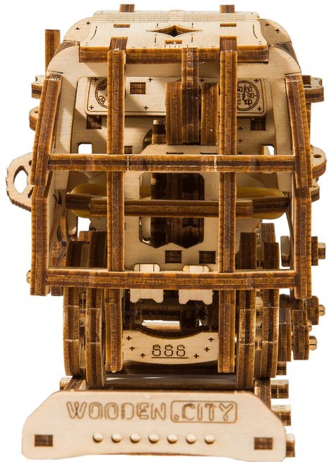 Drewniane Puzzle 3D - Lokomotywa Dream Express