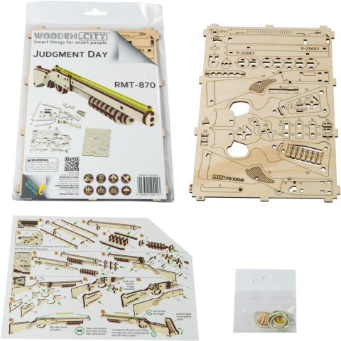 Drewniane Puzzle 3D - Pistolet Judgament Day RMT-870