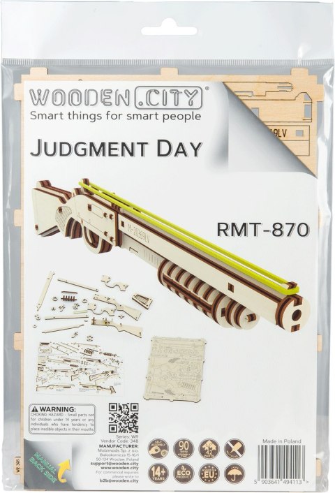 Drewniane Puzzle 3D - Pistolet Judgament Day RMT-870