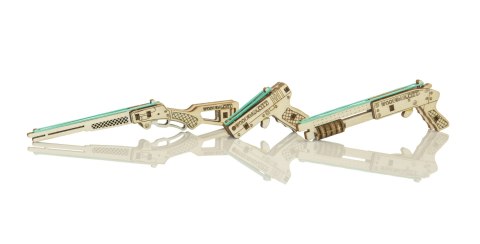 Drewniane Puzzle 3D - Pistolety