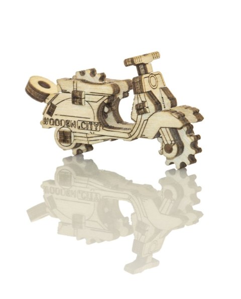 Drewniane Puzzle 3D - Zabytkowe Samochody i Motor