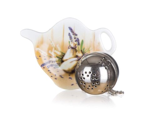Zestaw do herbaty LAVENDER 2 elementy